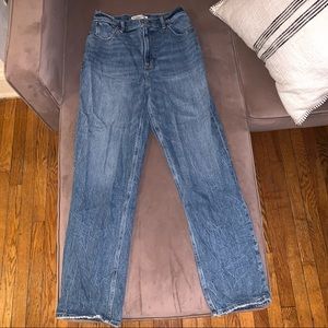 Abercrombie CURVE LOVE The ‘90s Straight Ultra High Rise Jeans